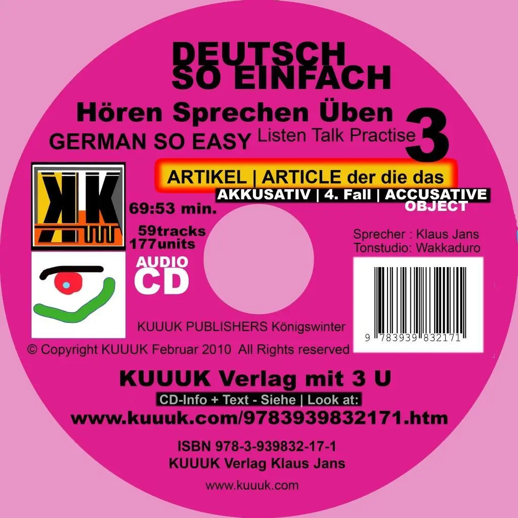 Cover: 9783939832171 | Deutsch So Einfach - Hören Sprechen Üben 3 - German So Easy - Talk...