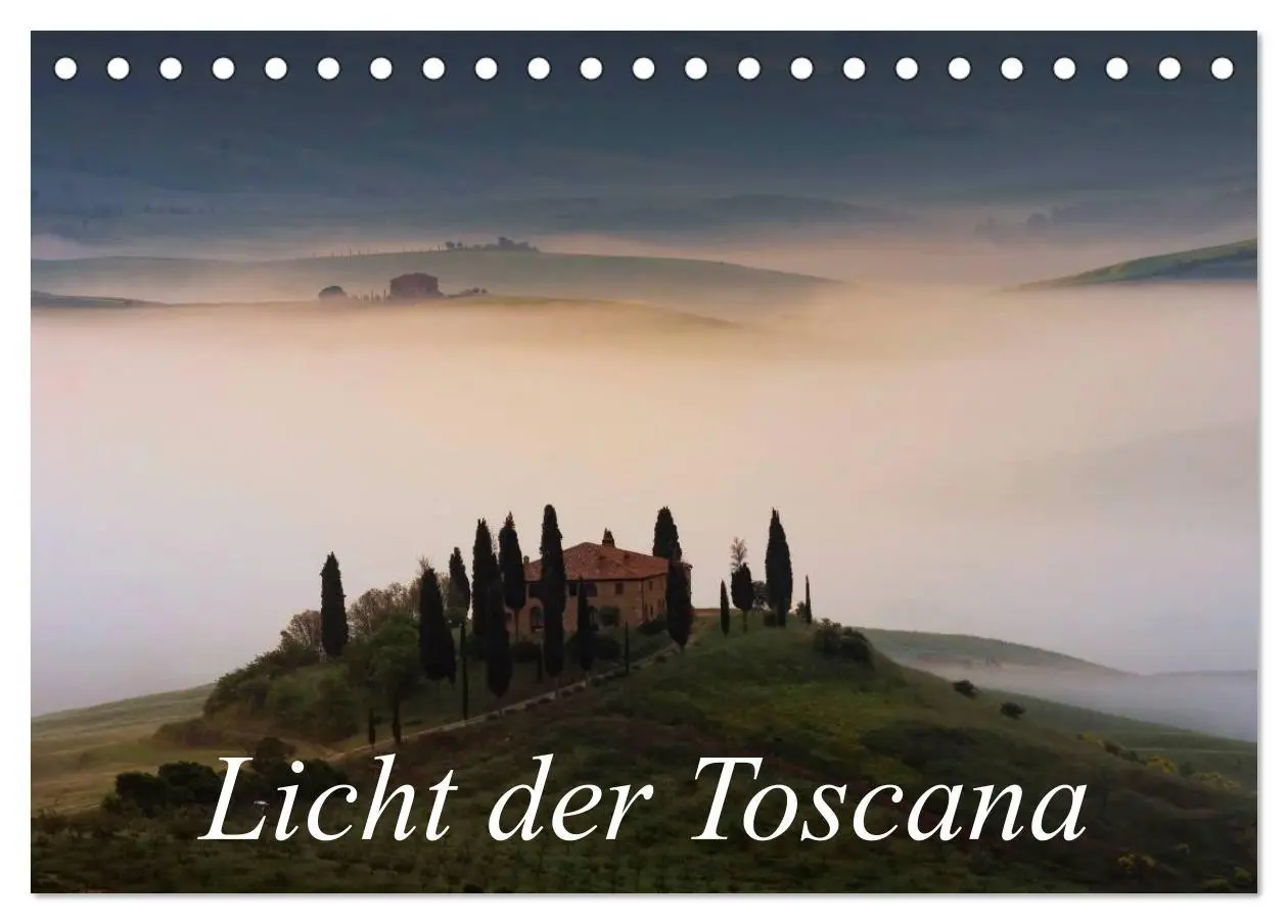 Cover: 9783516162271 | Licht der Toscana (Tischkalender 2026 DIN A5 quer), CALVENDO...