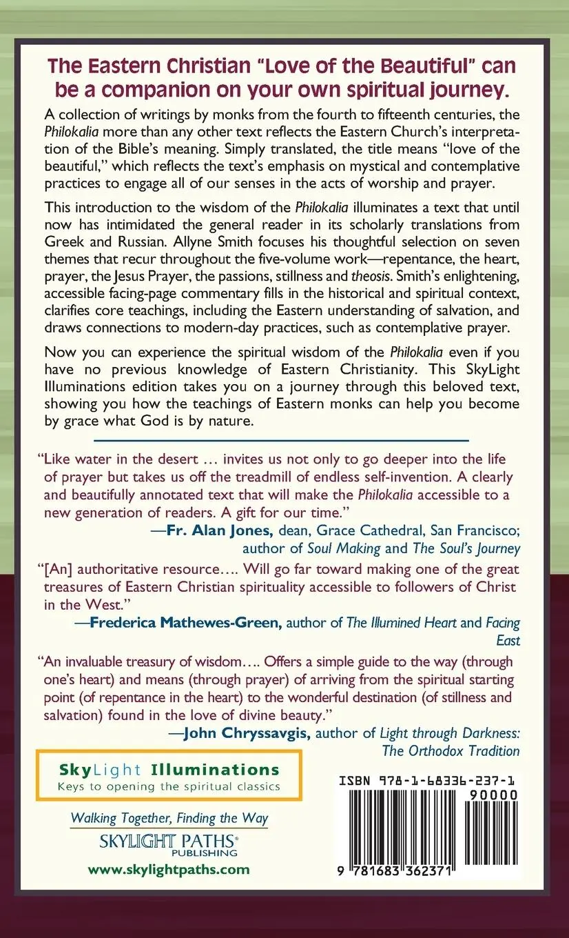 Rückseite: 9781683362371 | Philokalia-The Eastern Christian Spiritual Texts | Buch | Englisch