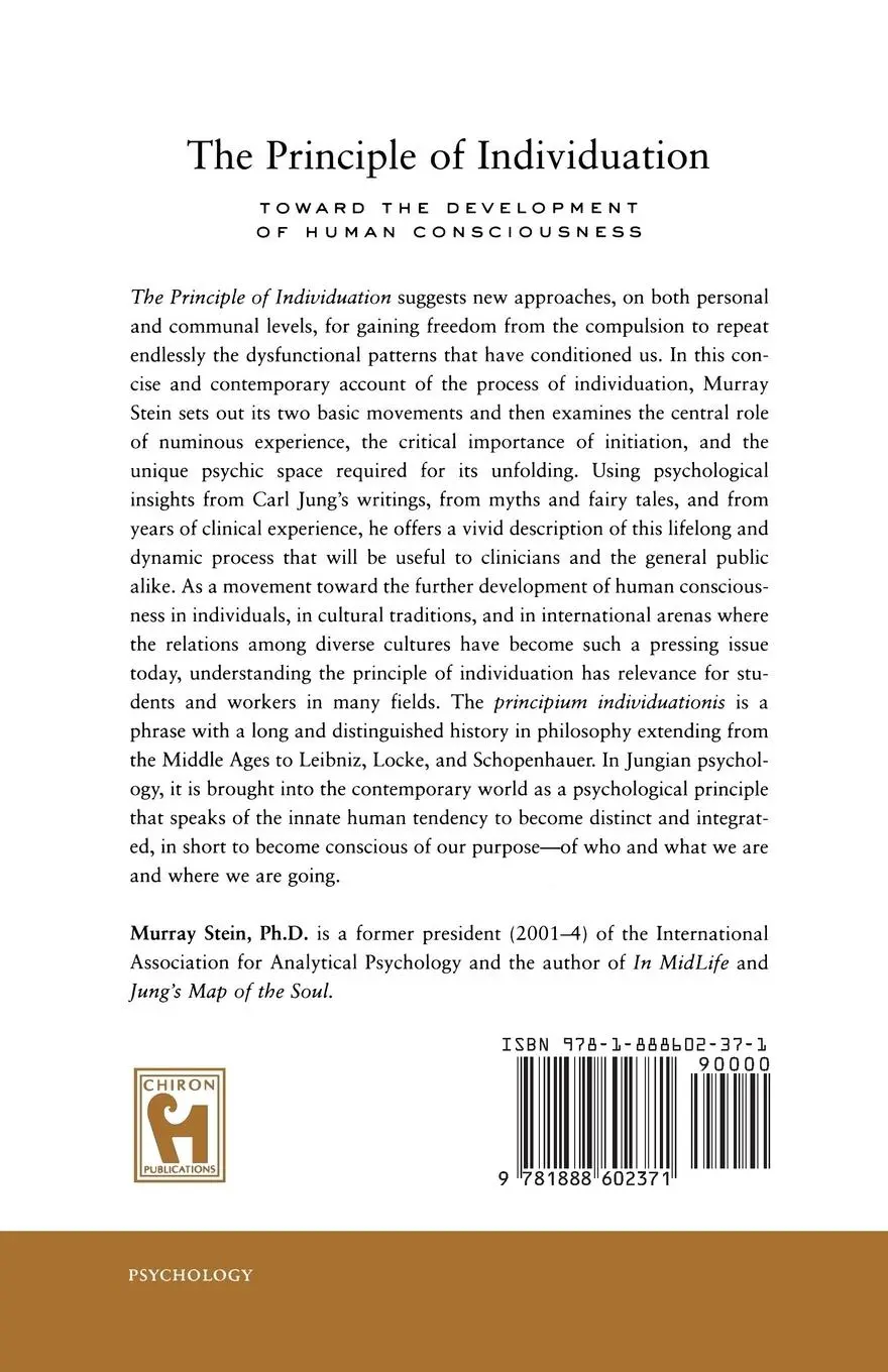 Rückseite: 9781888602371 | The Principle of Individuation | Murray Stein | Taschenbuch | Englisch