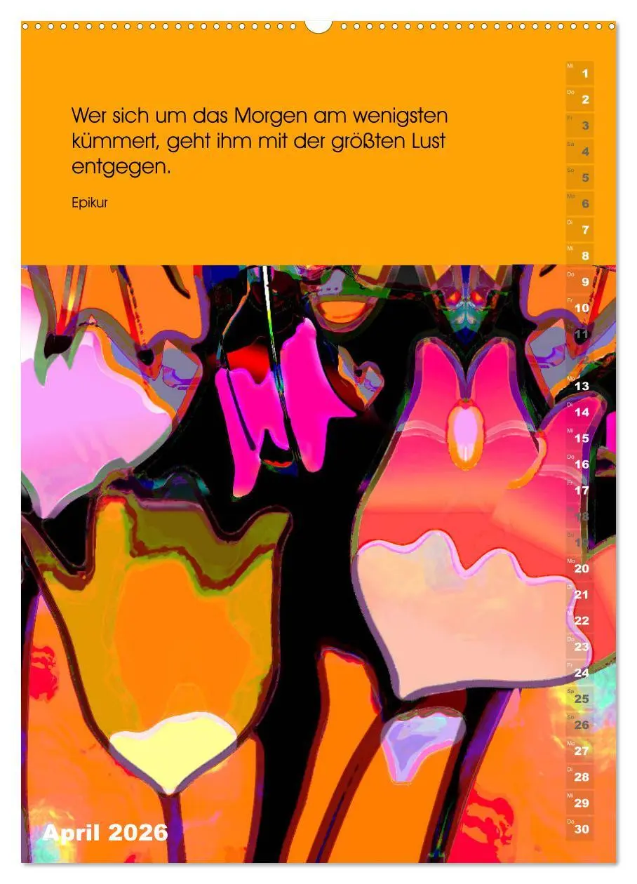Bild: 9783516392371 | Philosophische Inspirationen Wandkalender 2026 (Wandkalender 2026...