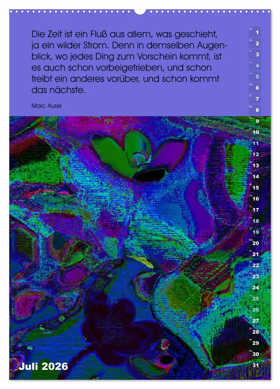 Bild: 9783516392371 | Philosophische Inspirationen Wandkalender 2026 (Wandkalender 2026...