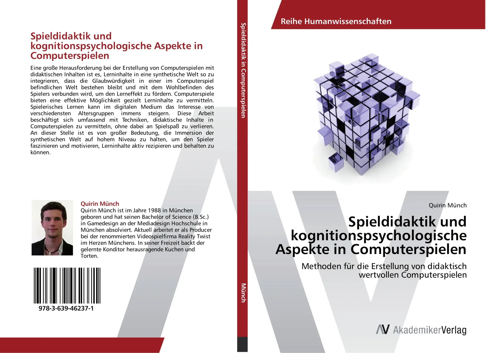 Cover: 9783639462371 | Spieldidaktik und kognitionspsychologische Aspekte in Computerspielen