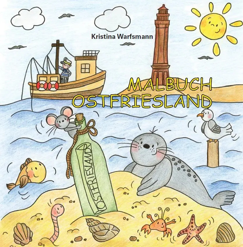 Cover: 9783730822371 | Malbuch Ostfriesland | Taschenbuch | 48 S. | Deutsch | 2025