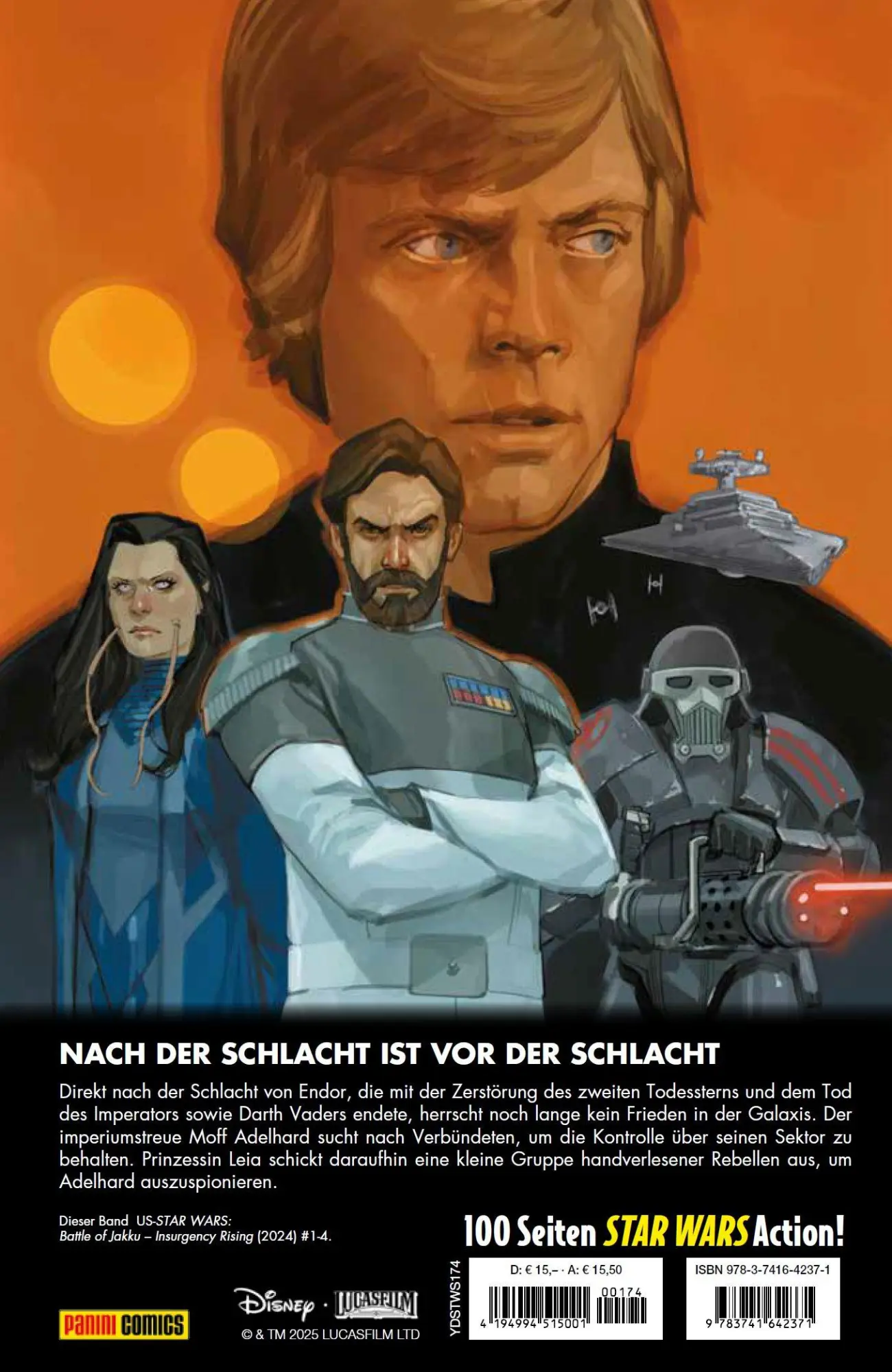 Rückseite: 9783741642371 | Star Wars Comics: Die Schlacht von Jakku 1 - Aufkeimender Widerstand