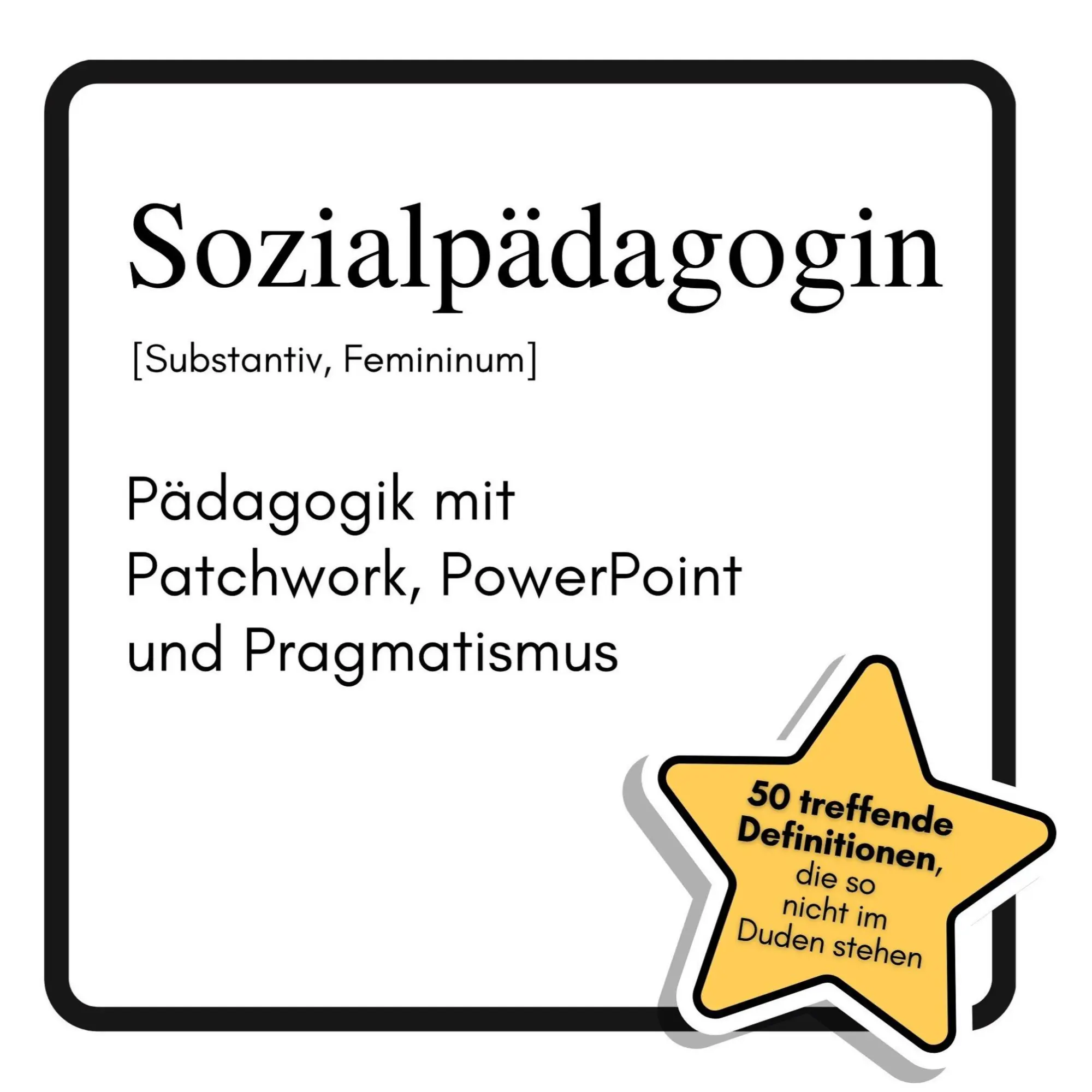 Cover: 9783759182371 | Sozialpädagogin | Pädagogik mit Patchwork, PowerPoint und Pragmatismus