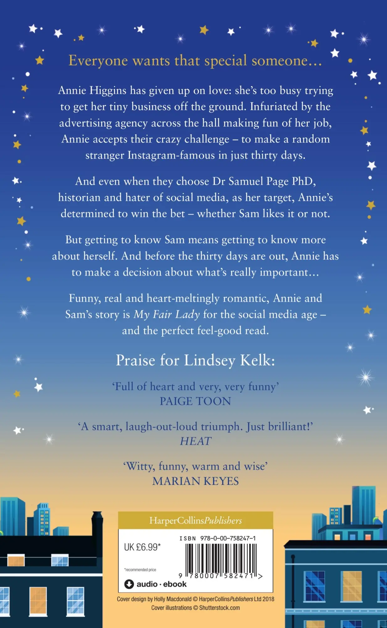 Rückseite: 9780007582471 | One in a Million | Lindsey Kelk | Taschenbuch | 409 S. | Englisch