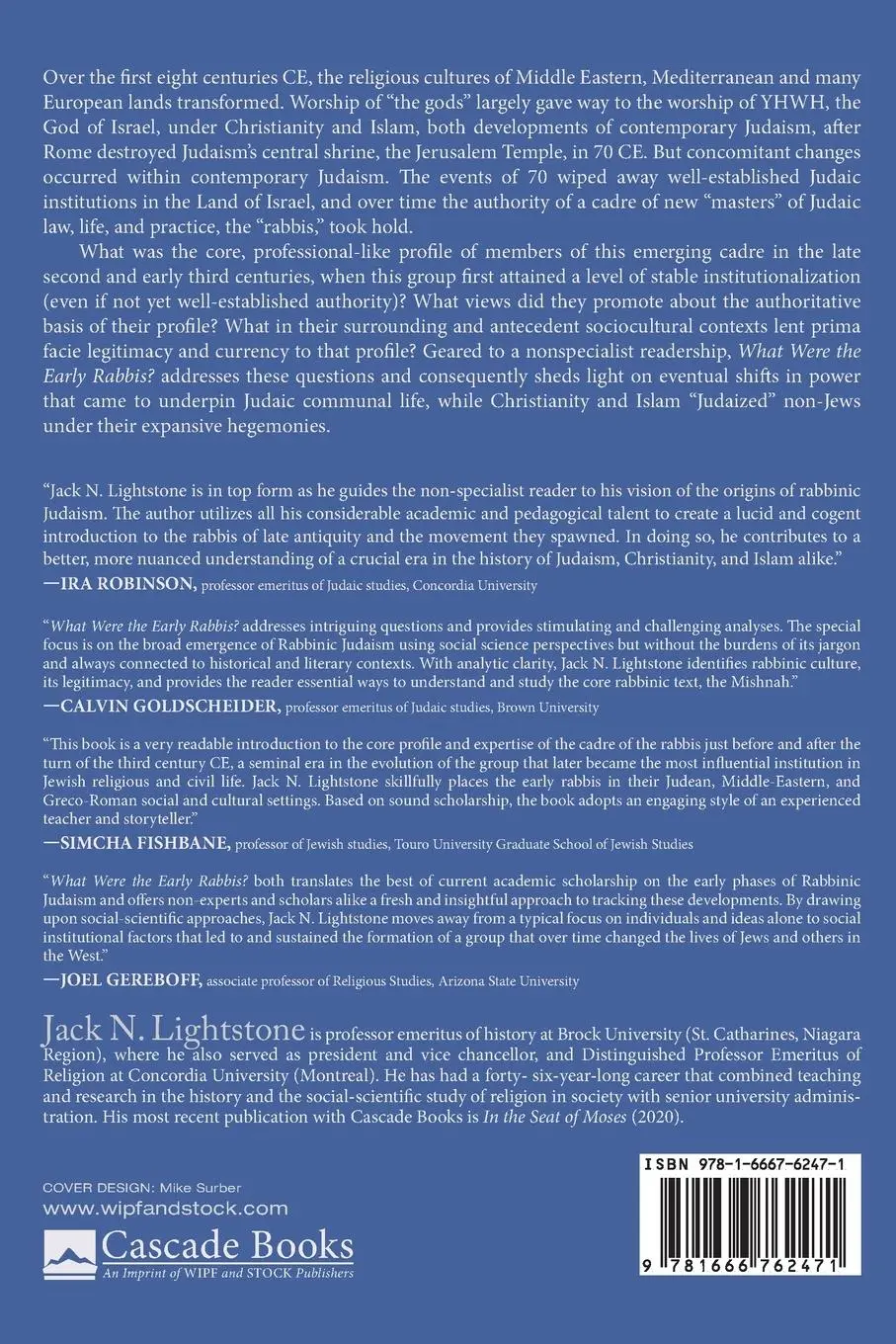 Rückseite: 9781666762471 | What Were the Early Rabbis? | Jack N. Lightstone | Taschenbuch | 2023