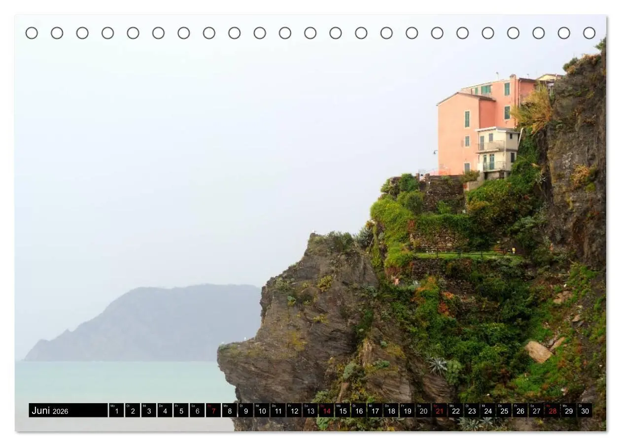Bild: 9783516142471 | Cinque Terre (Tischkalender 2026 DIN A5 quer), CALVENDO Monatskalender