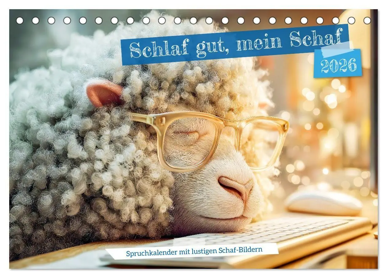 Cover: 9783516692471 | Schlaf gut, mein Schaf - Spruchkalender mit lustigen Schaf-Bildern...