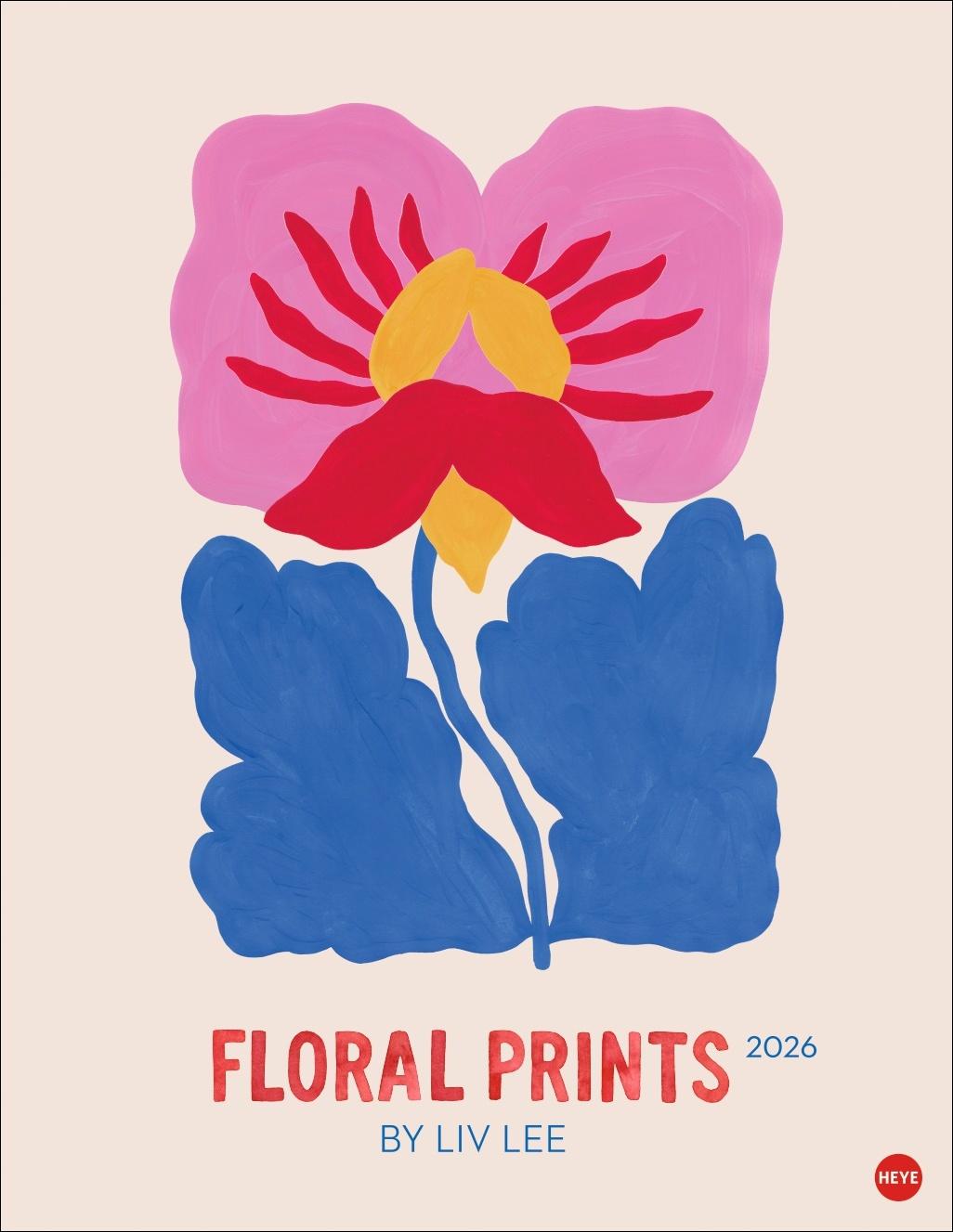 Cover: 9783756412471 | Liv Lee: Floral Prints 2026 | Liv Lee | Kalender | Spiralbindung