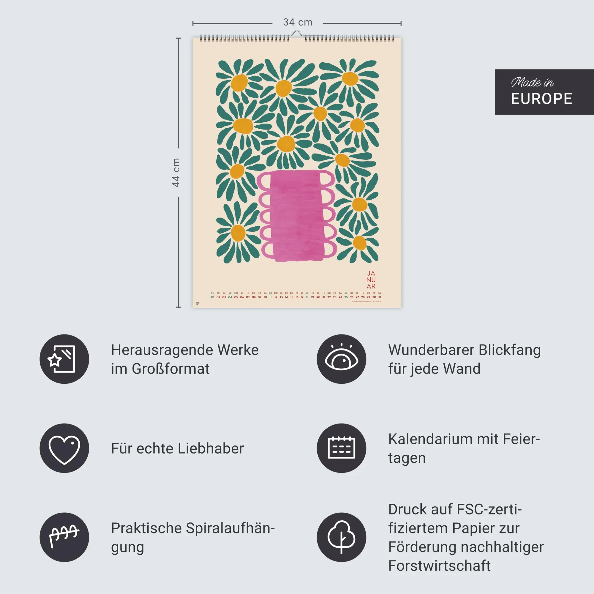 Bild: 9783756412471 | Liv Lee: Floral Prints 2026 | Liv Lee | Kalender | Spiralbindung