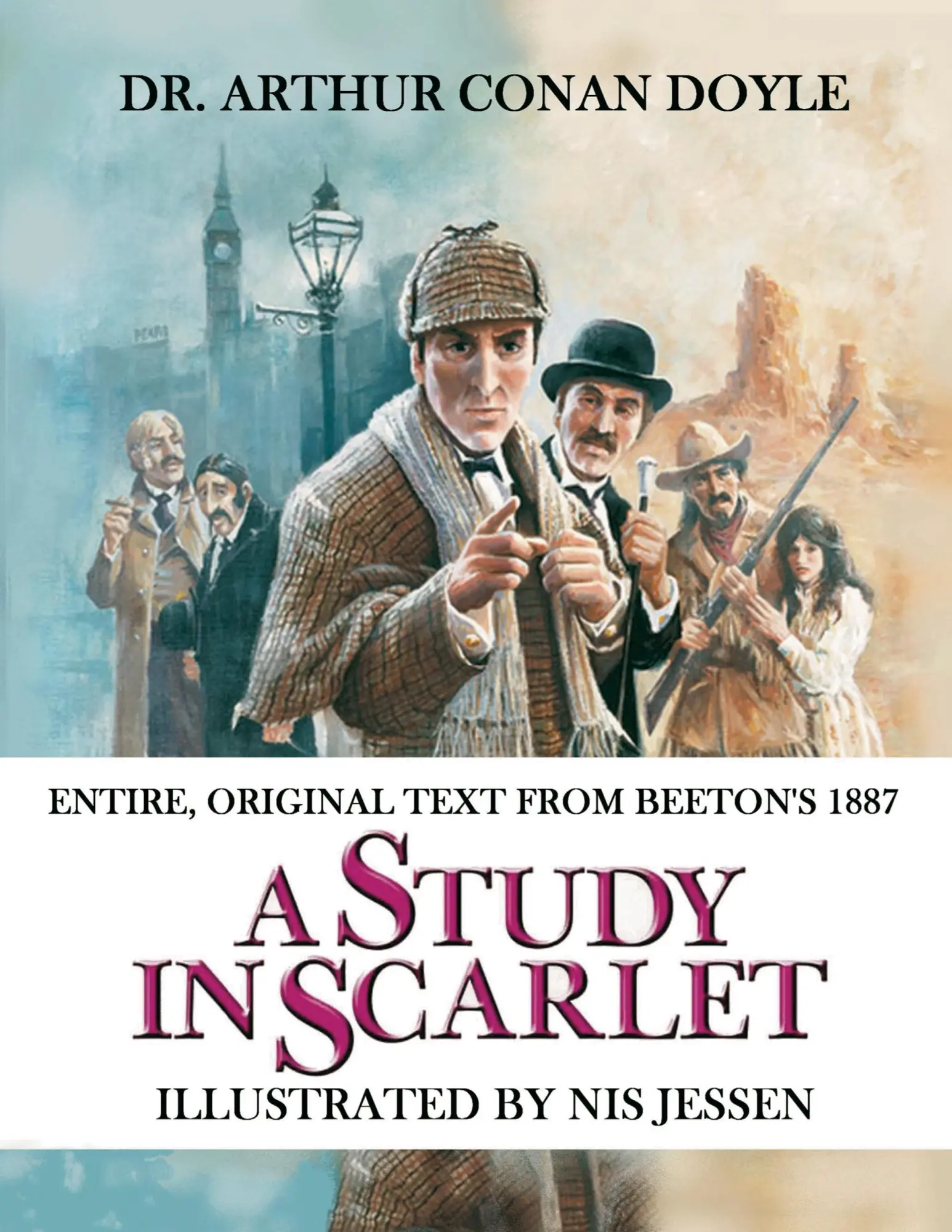 Cover: 9788771452471 | A Study in Scarlet | Illustrated by Nis Jessen | Arthur Conan Doyle