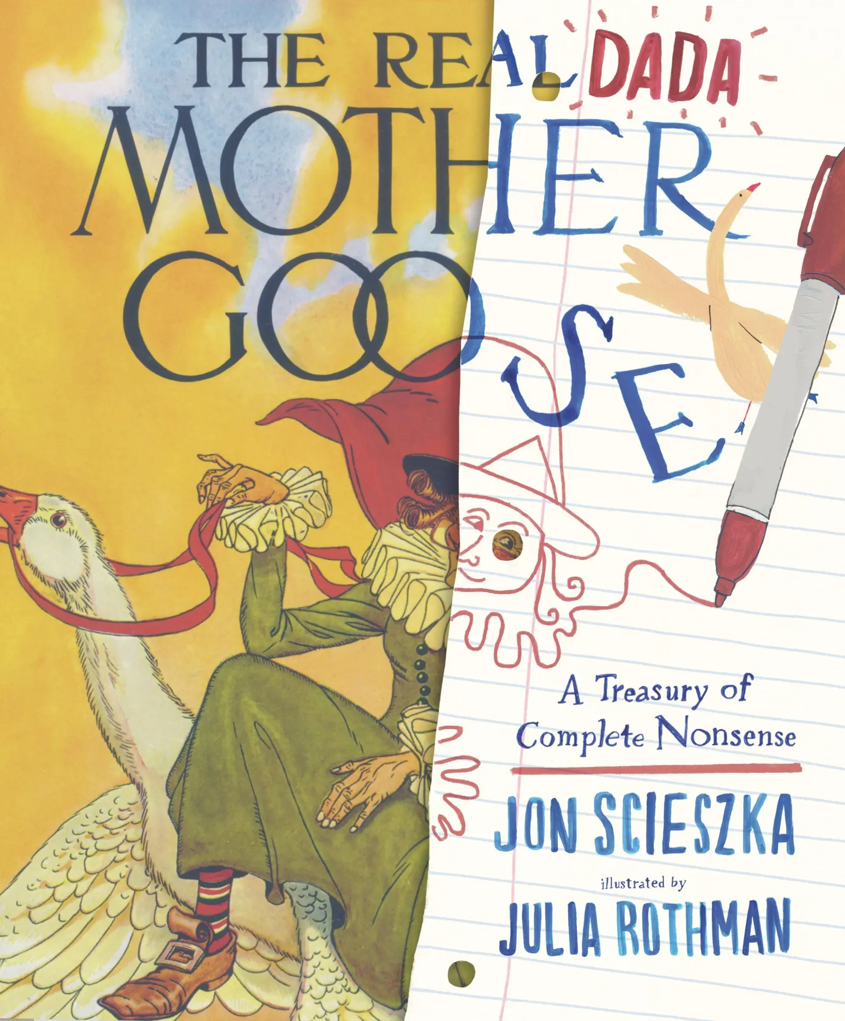 Cover: 9781529512571 | The Real Dada Mother Goose: A Treasury of Complete Nonsense | Scieszka