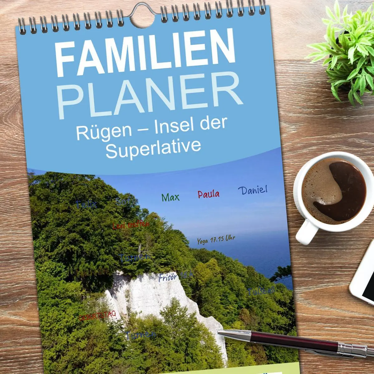 Bild: 9783516512571 | Familienplaner 2026 - Rügen - Insel der Superlative mit 5 Spalten...