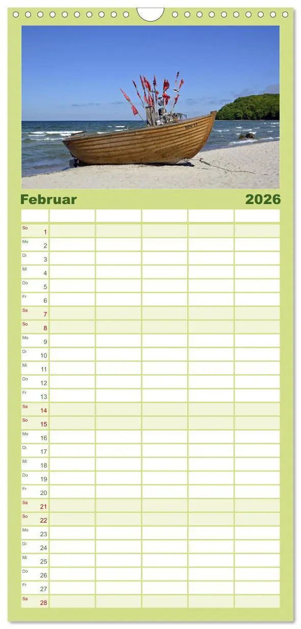 Bild: 9783516512571 | Familienplaner 2026 - Rügen - Insel der Superlative mit 5 Spalten...