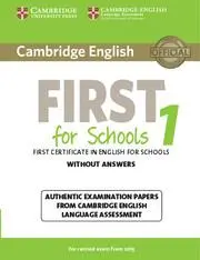 Cover: 9781107692671 | Cambridge English First for Schools 1 for Revised Exam from 2015...