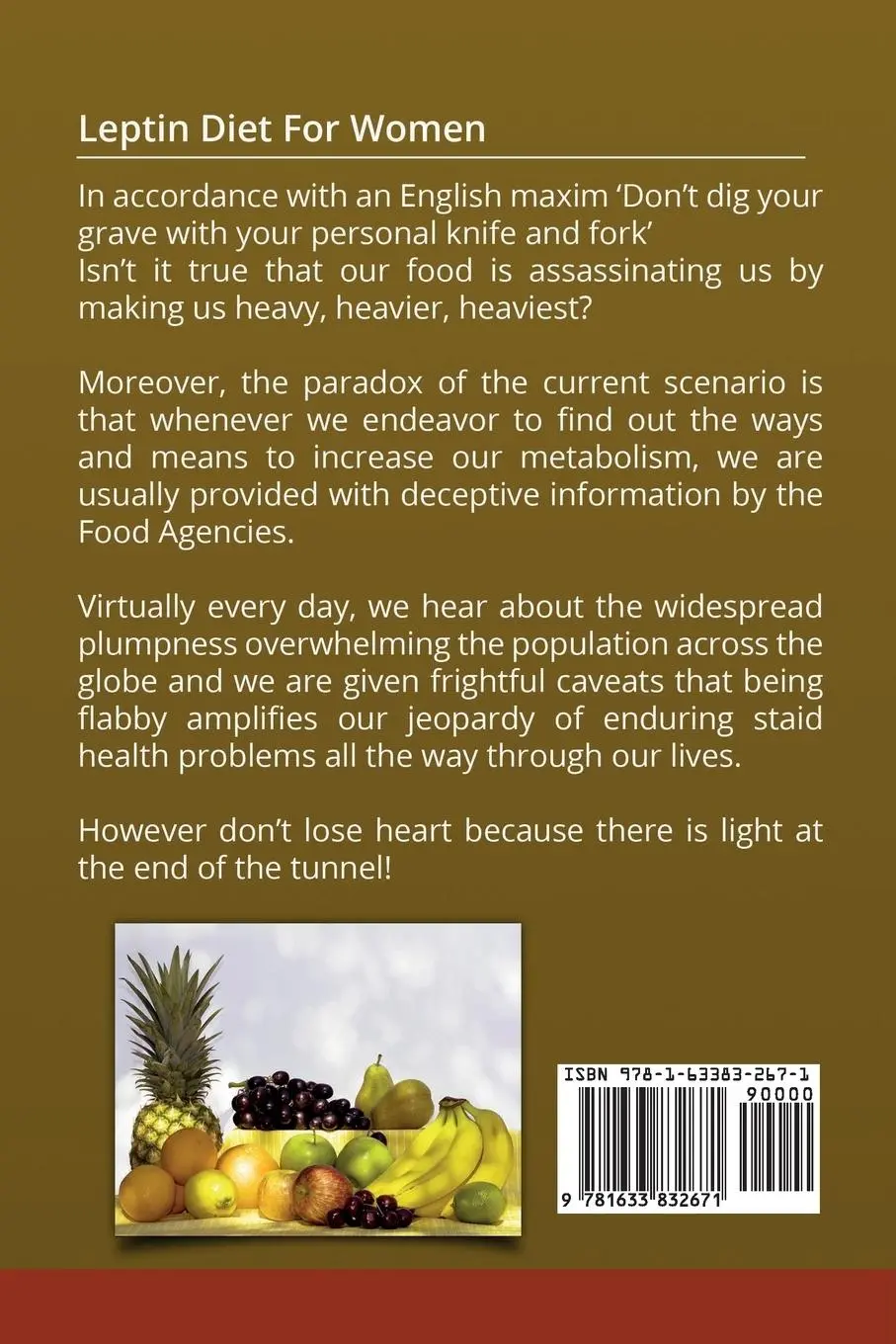 Rückseite: 9781633832671 | Leptin Diet for Women | Brittany Samons | Taschenbuch | Englisch