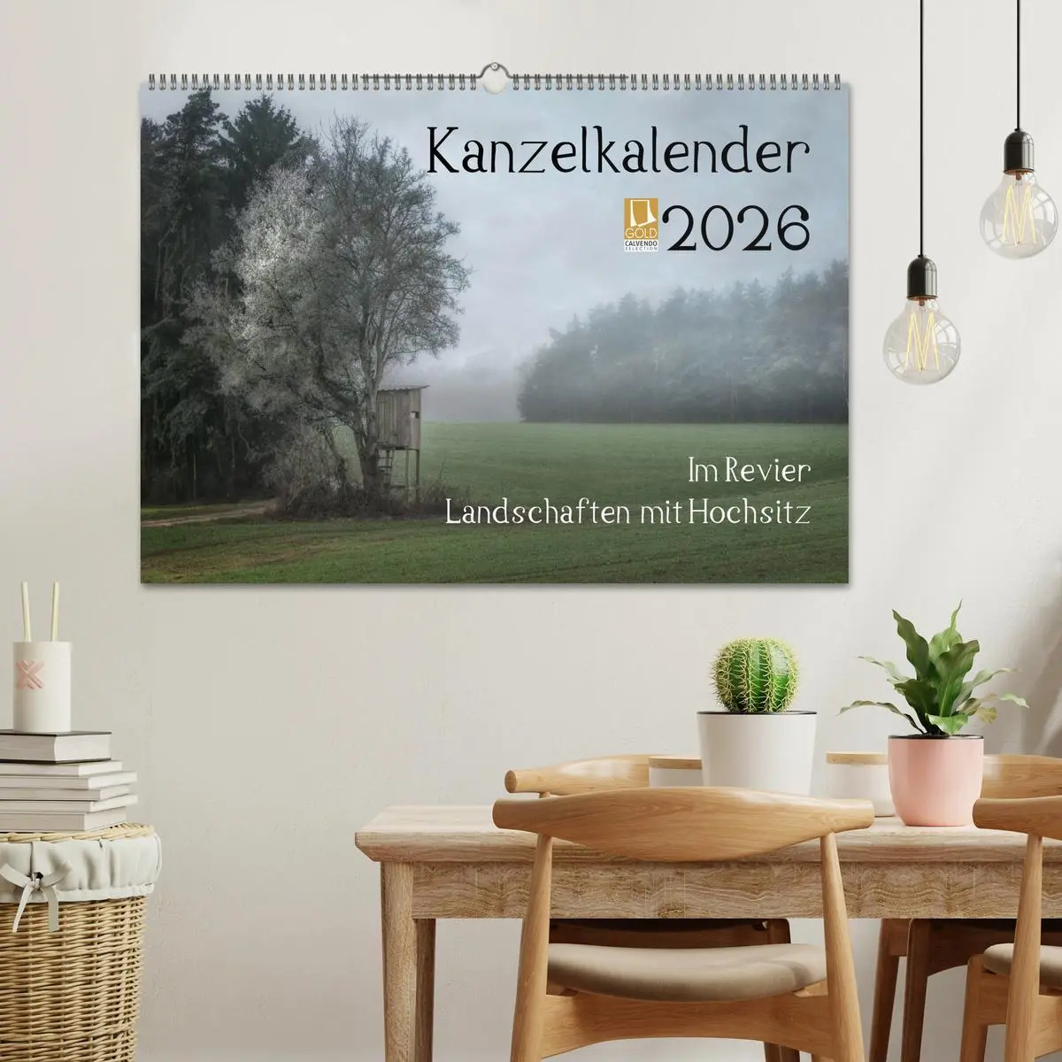 Bild: 9783516122671 | Kanzelkalender 2026 (Wandkalender 2026 DIN A2 quer), CALVENDO...