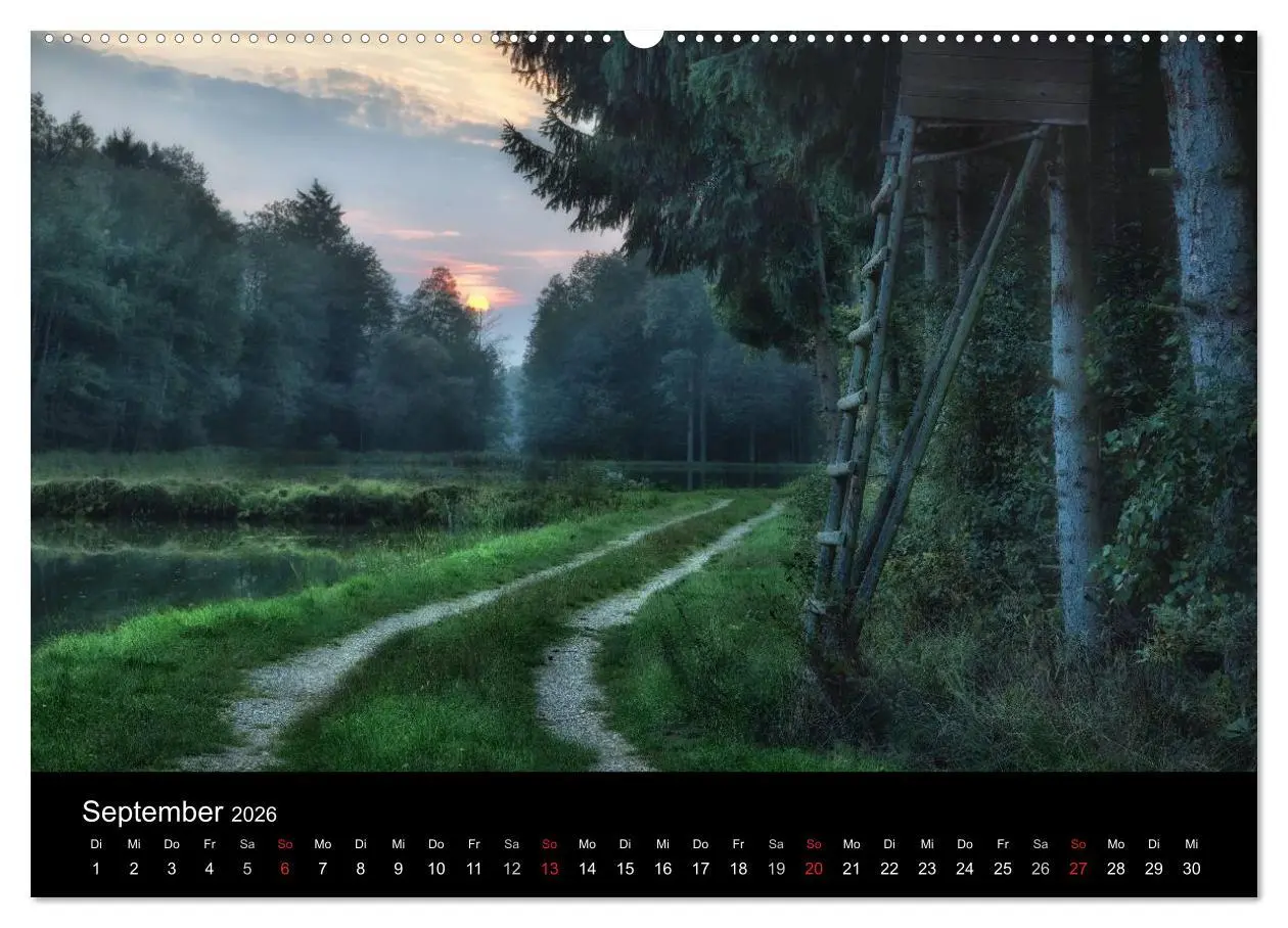 Bild: 9783516122671 | Kanzelkalender 2026 (Wandkalender 2026 DIN A2 quer), CALVENDO...