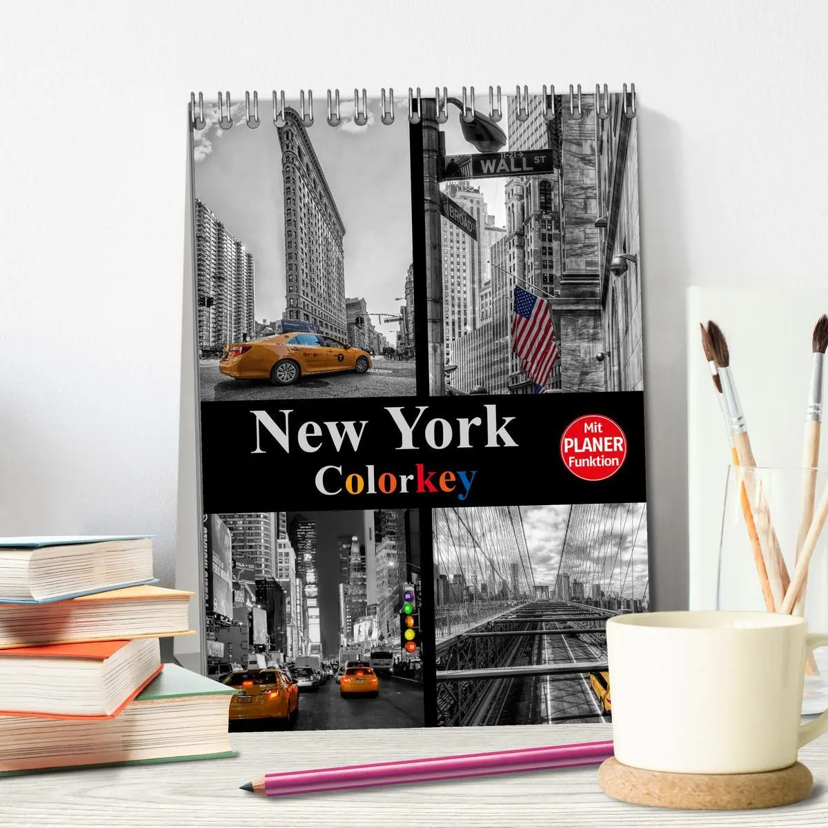 Bild: 9783516432671 | New York Colorkey (Tischkalender 2026 DIN A5 hoch), CALVENDO...