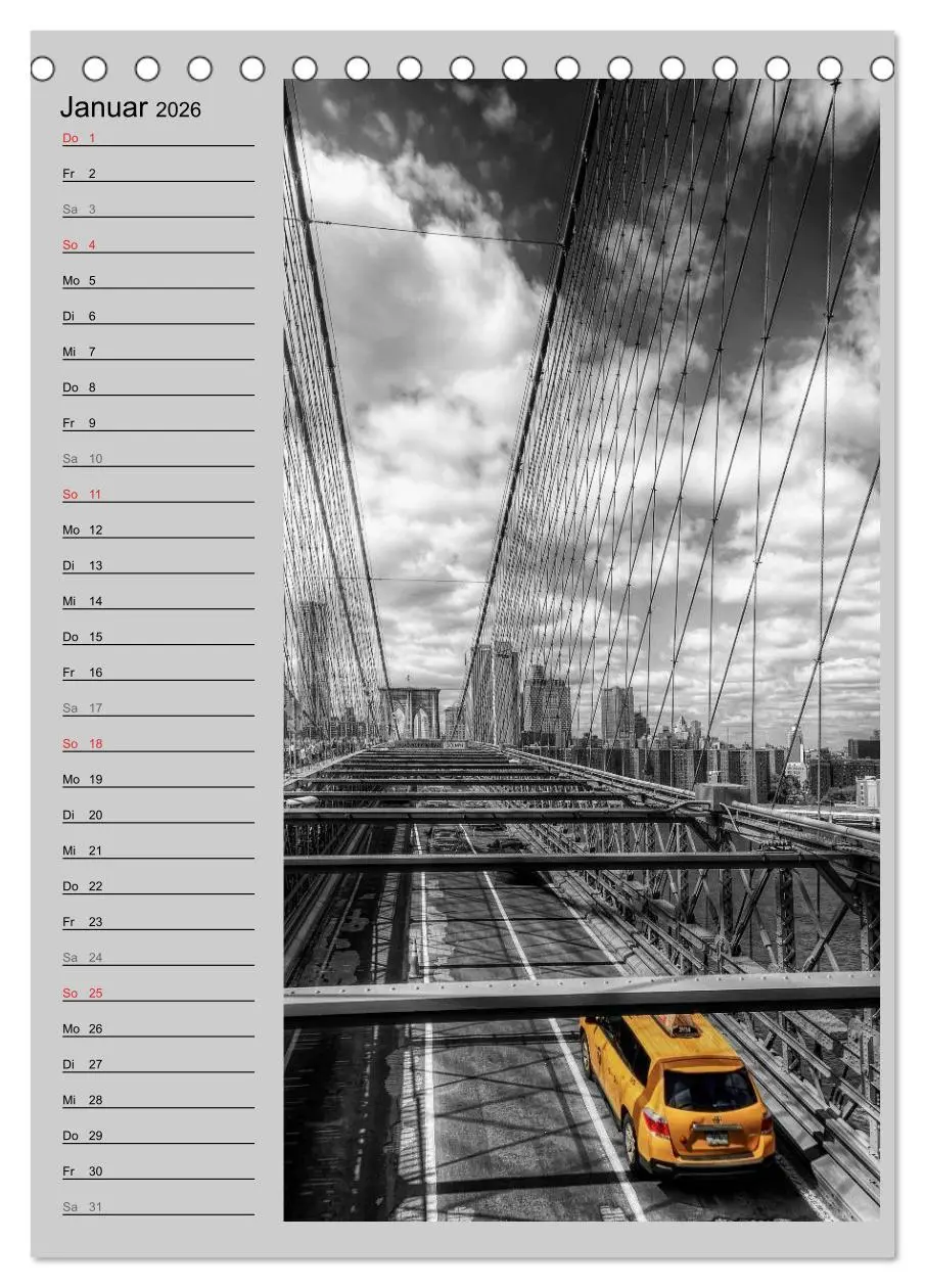 Bild: 9783516432671 | New York Colorkey (Tischkalender 2026 DIN A5 hoch), CALVENDO...