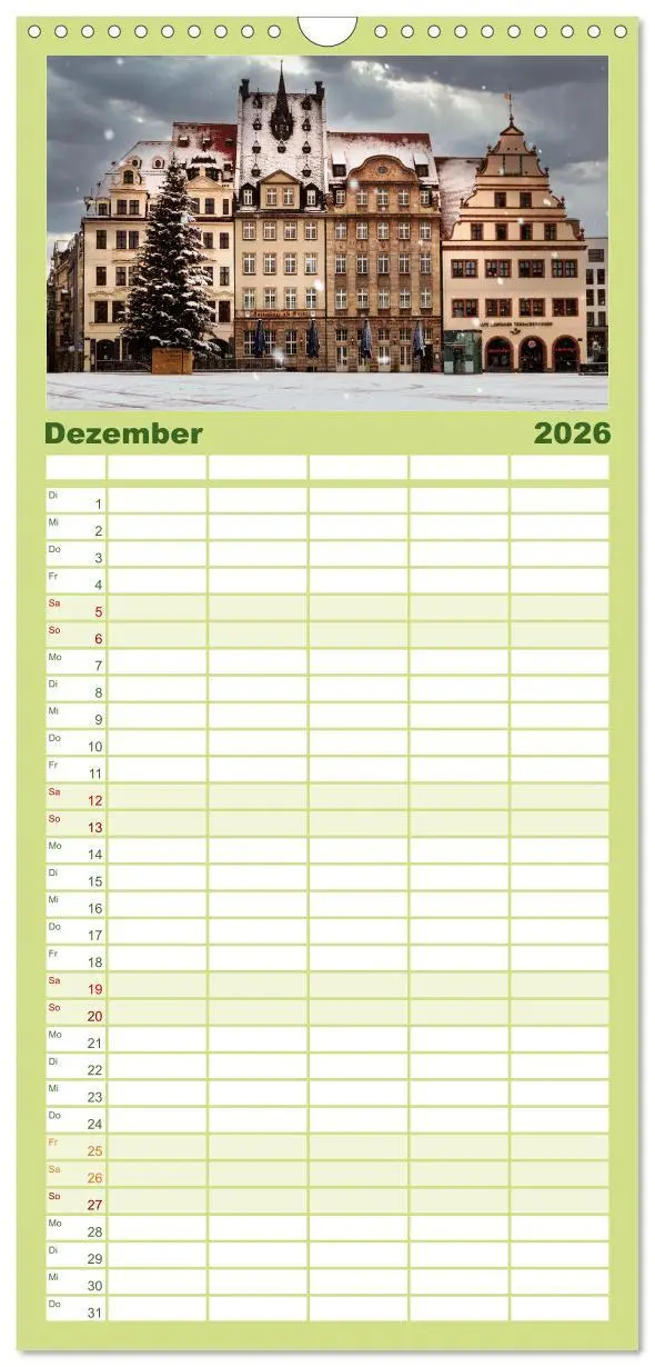 Bild: 9783516502671 | Familienplaner 2026 - Leipzig Kalender Perspektiven mit 5 Spalten...