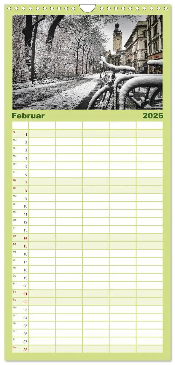Bild: 9783516502671 | Familienplaner 2026 - Leipzig Kalender Perspektiven mit 5 Spalten...