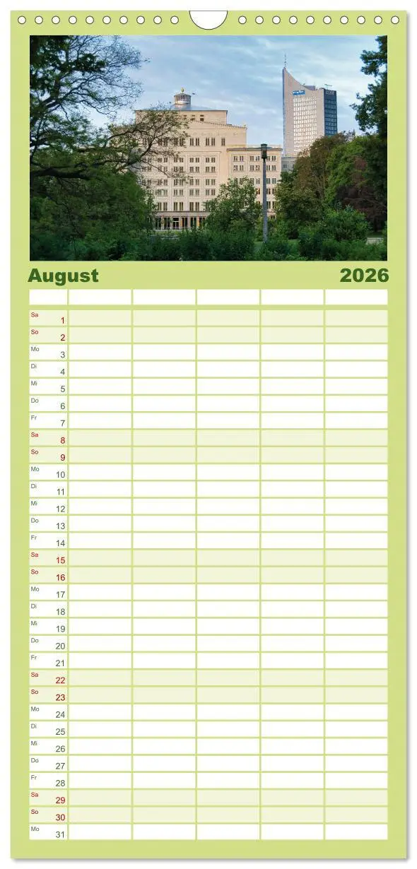 Bild: 9783516502671 | Familienplaner 2026 - Leipzig Kalender Perspektiven mit 5 Spalten...