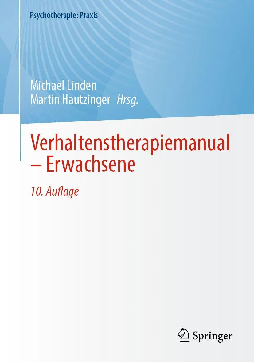 Verhaltenstherapiemanual - Erwachsene