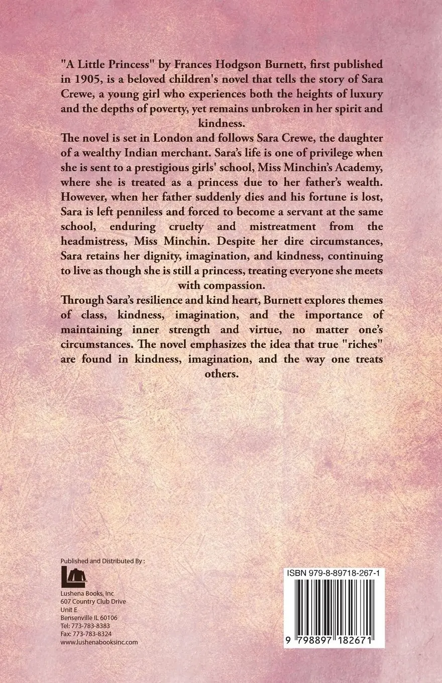 Rückseite: 9798897182671 | A Little Princess | Frances Hodgson Burnett | Taschenbuch | Englisch
