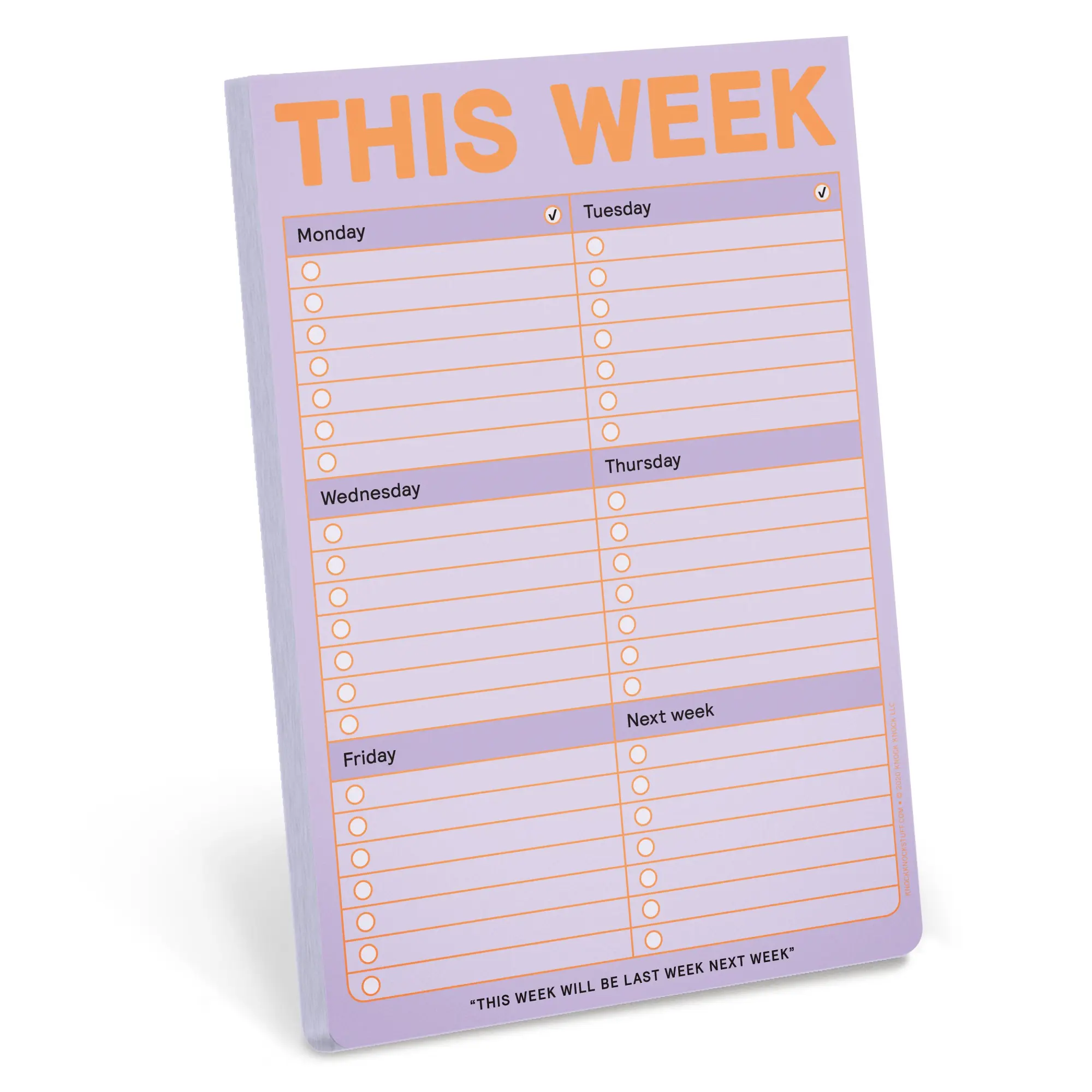 Cover: 9781683492771 | Knock Knock This Week Pad (Pastel Edition) | Taschenbuch | Englisch