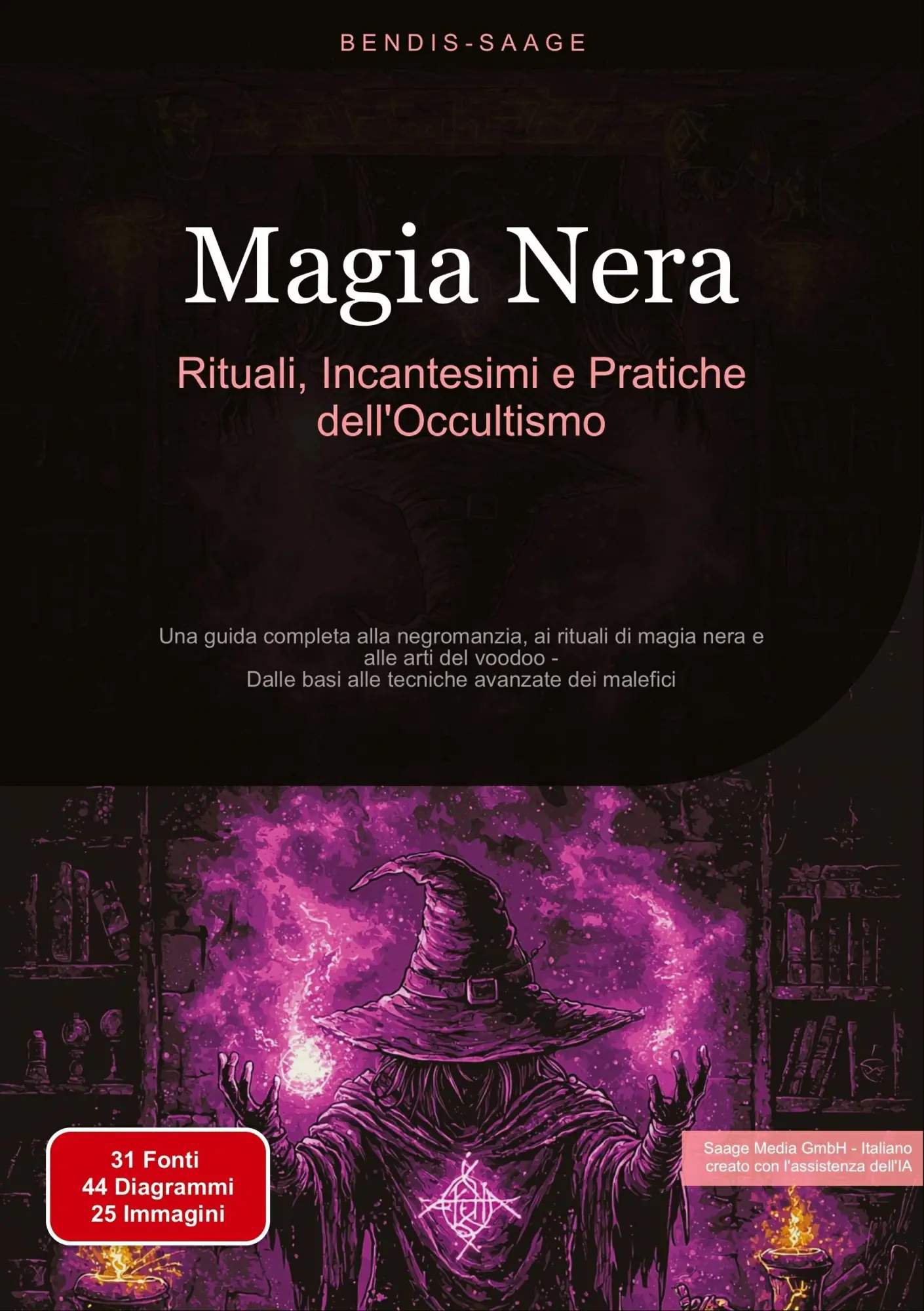 Cover: 9783384522771 | Magia Nera: Rituali, Incantesimi e Pratiche dell'Occultismo | Italiano