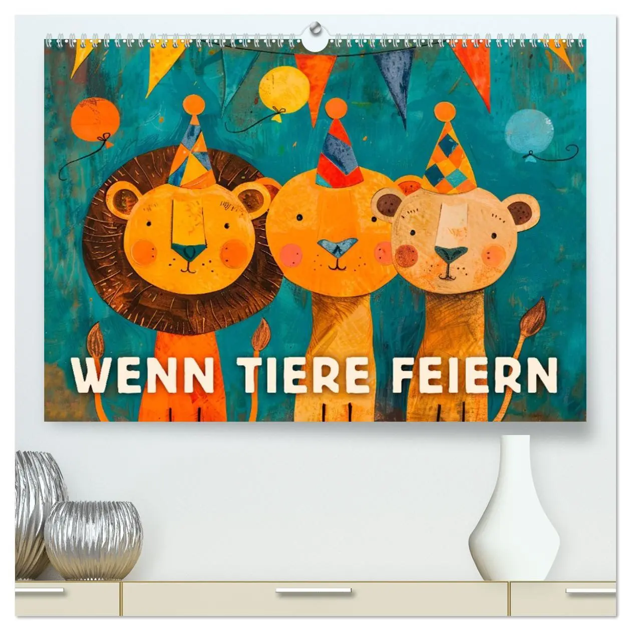 Cover: 9783457402771 | Wenn Tiere feiern (hochwertiger Premium Wandkalender 2026 DIN A2...