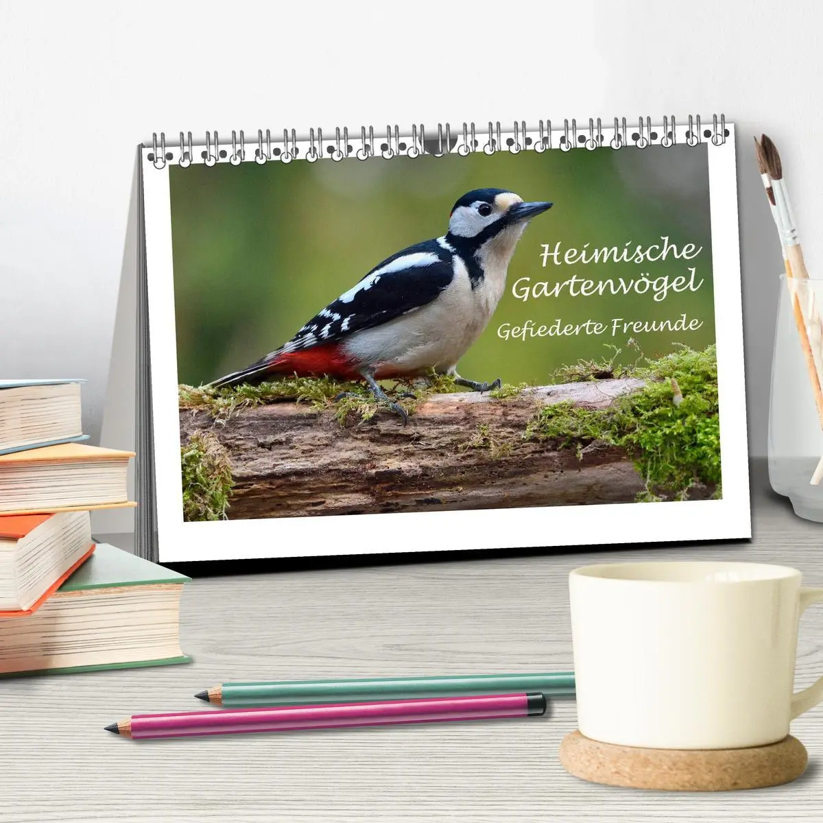 Bild: 9783457952771 | Heimische Gartenvögel - Gefiederte Freunde (Tischkalender 2026 DIN...