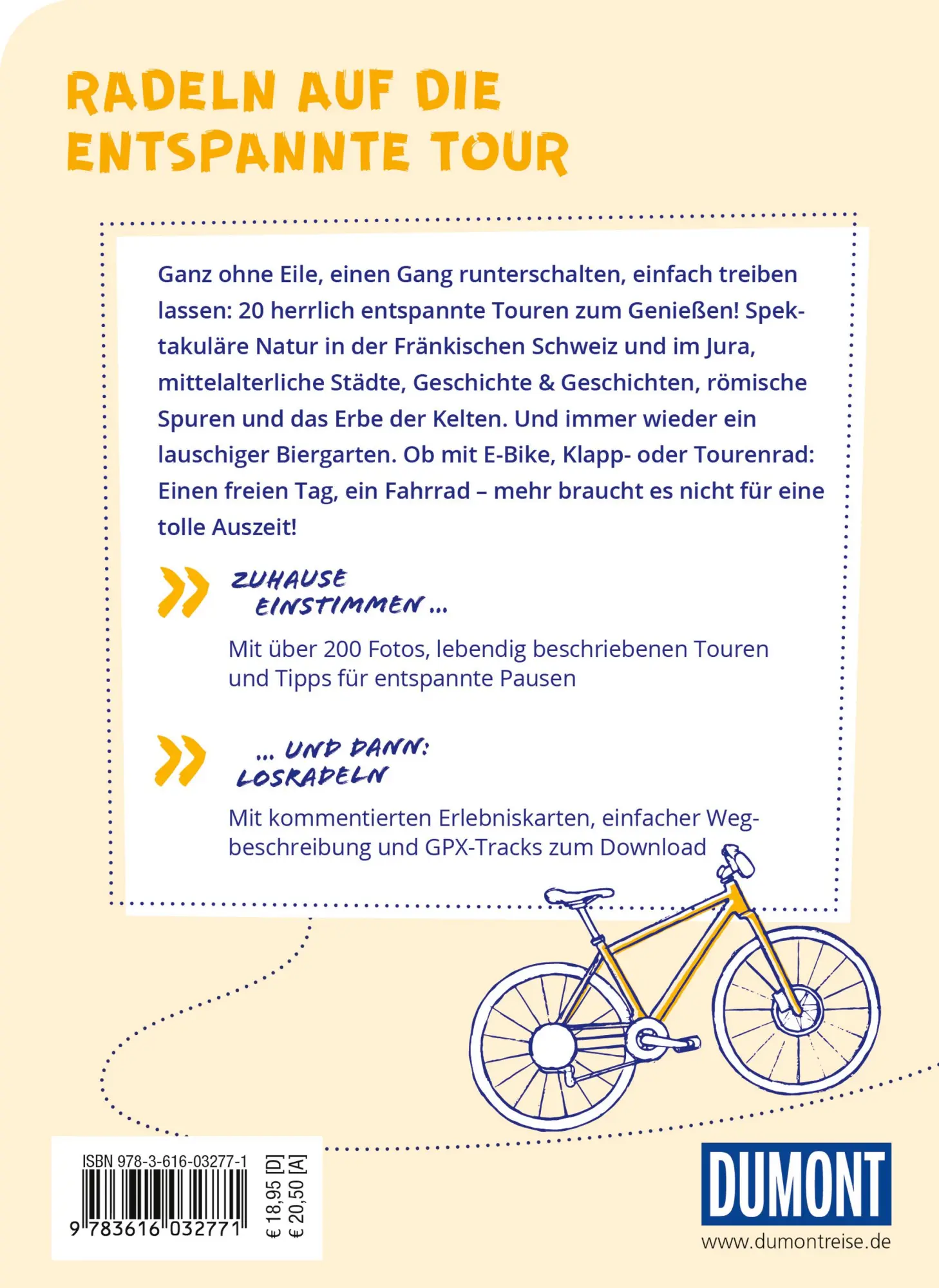 Rückseite: 9783616032771 | DUMONT Radelzeit in Mittelfranken &amp; Oberfranken | Volker Häring | Buch