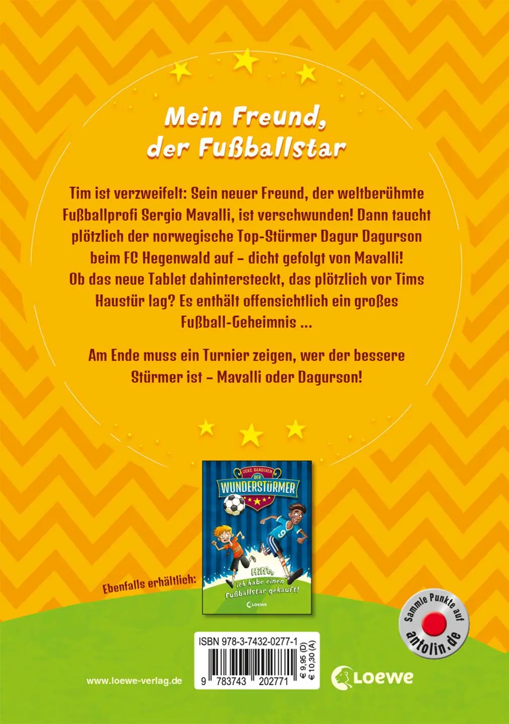 Rückseite: 9783743202771 | Der Wunderstürmer (Band 2) - Zwei Fußballstars sind besser als einer!