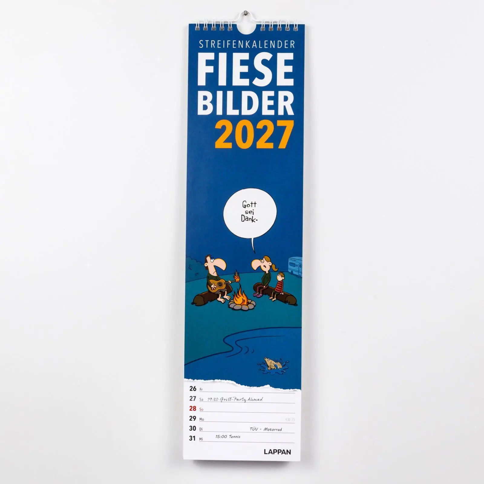 Bild: 9783830322771 | Fiese Bilder Streifenkalender 2027: Monatskalender für die Wand | 2027