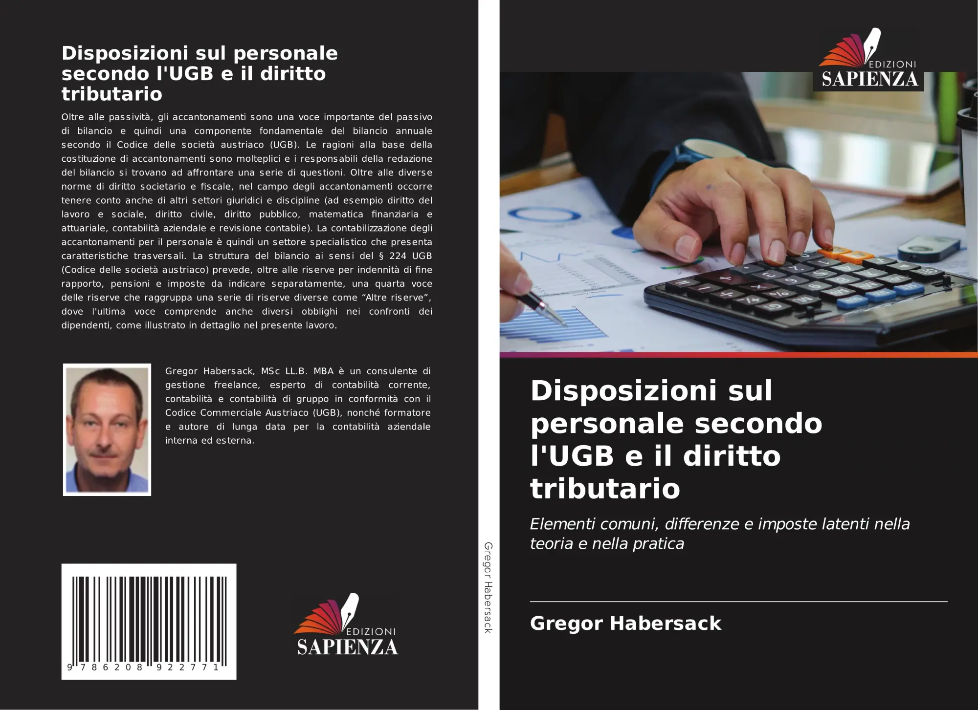 Cover: 9786208922771 | Disposizioni sul personale secondo l'UGB e il diritto tributario