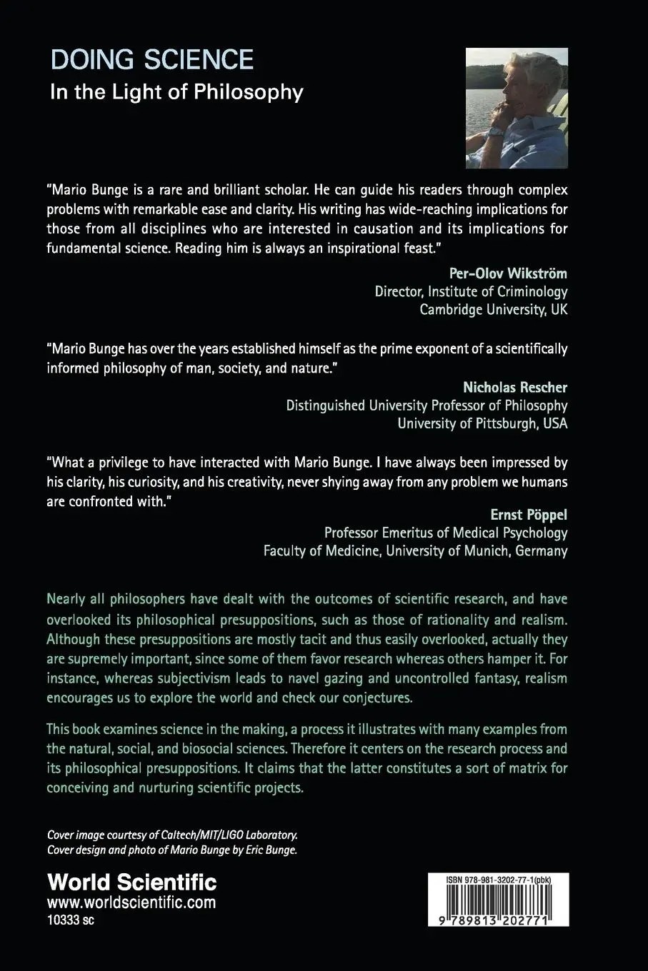Rückseite: 9789813202771 | DOING SCIENCE | IN THE LIGHT OF PHILOSOPHY | Mario Augusto Bunge