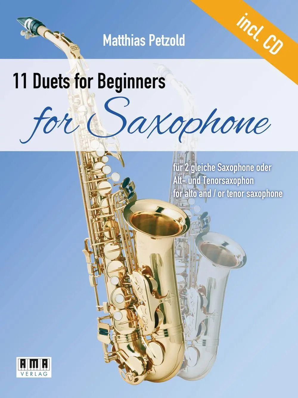 Cover: 9790501552771 | 11 Duets for Beginners for Saxophone | Matthias Petzold | Taschenbuch