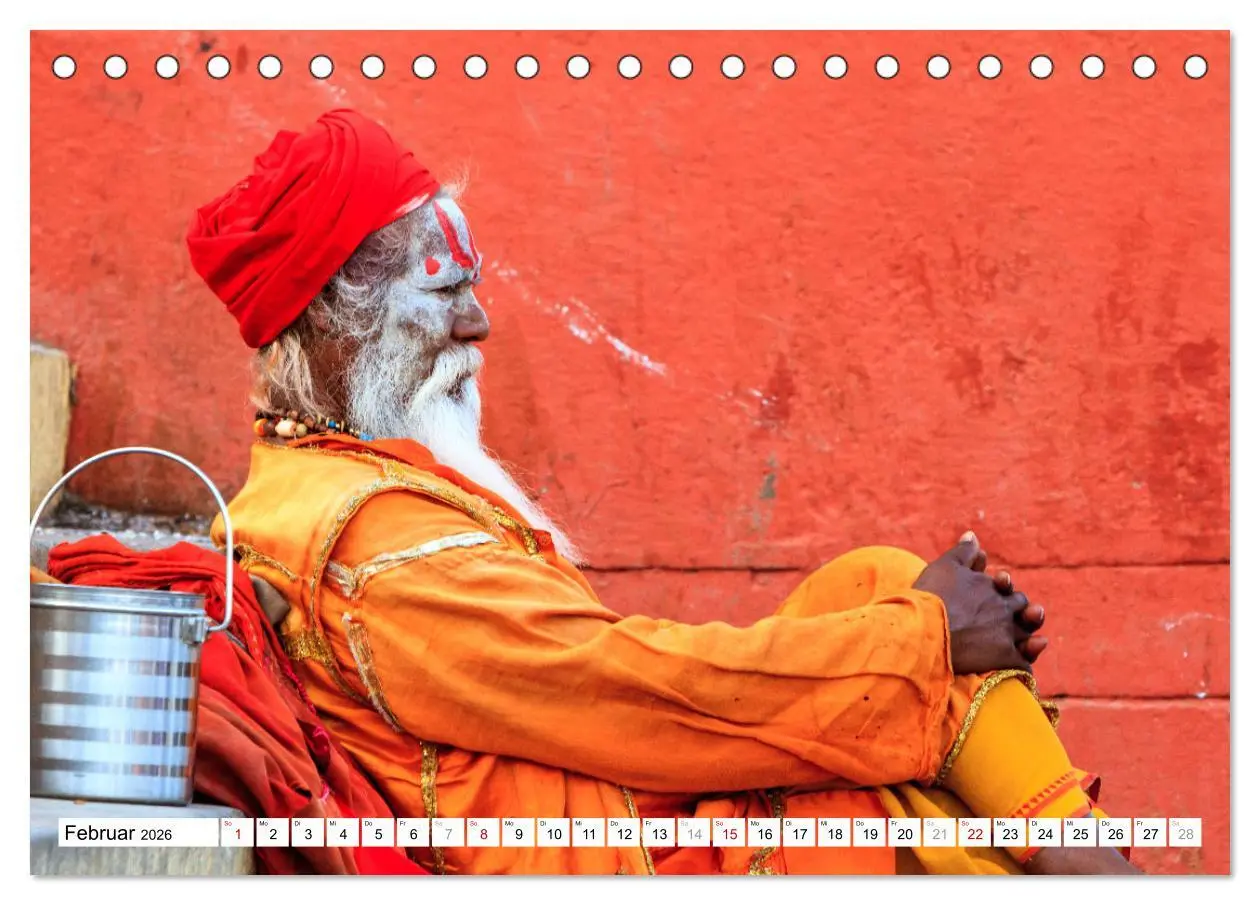 Bild: 9783457632871 | Faszination Indien (Tischkalender 2026 DIN A5 quer), CALVENDO...