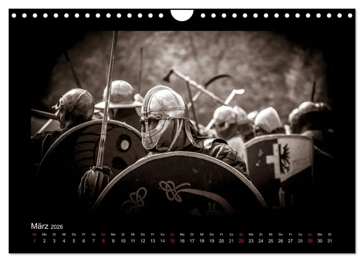Bild: 9783516102871 | Wikinger und Krieger (Wandkalender 2026 DIN A4 quer), CALVENDO...