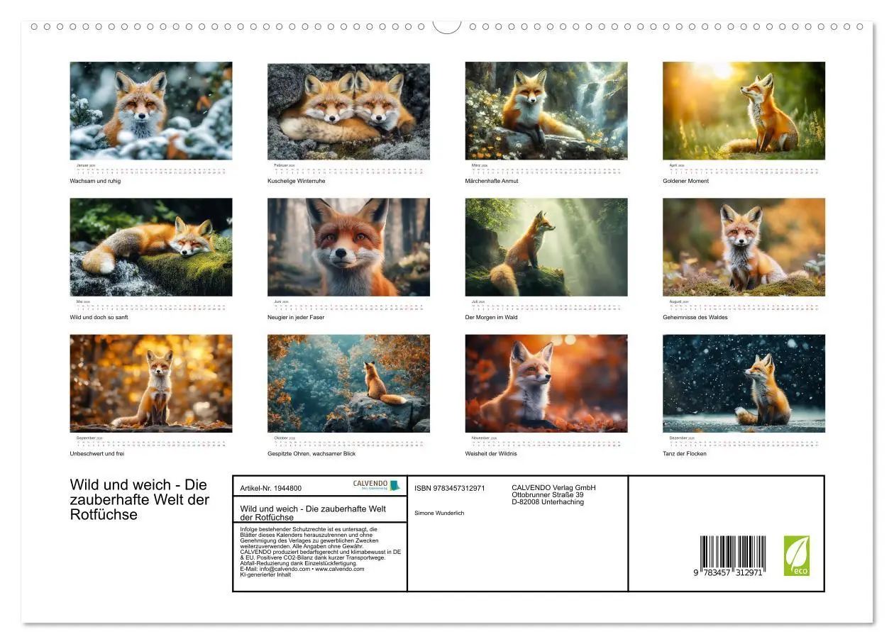 Bild: 9783457312971 | Wild und weich - Die zauberhafte Welt der Rotfüchse (hochwertiger...