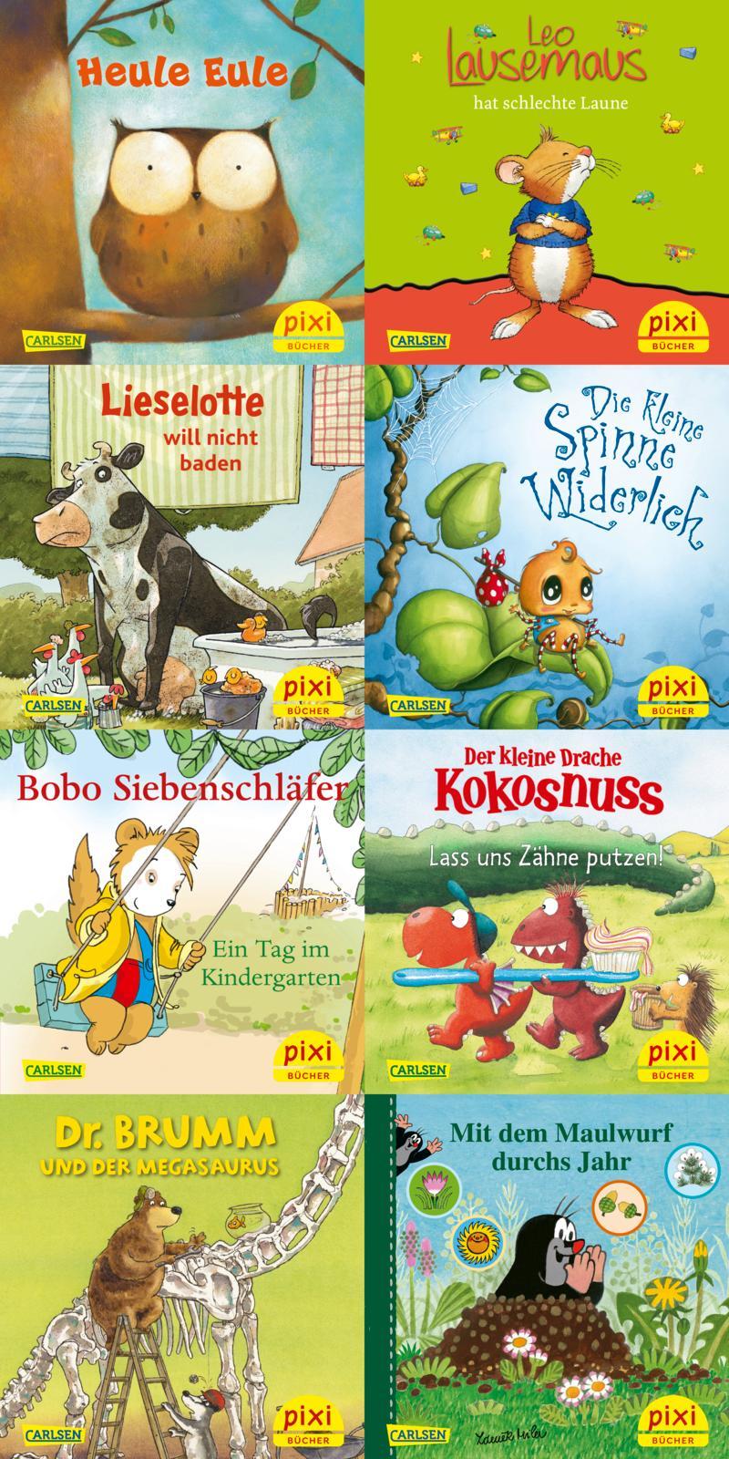 Cover: 9783551052971 | Pixi-Box 297: Pixis liebste Kinderbuch-Helden (8x8 Exemplare) | 2024