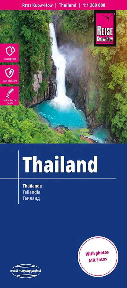 Cover: 9783831772971 | Reise Know-How Landkarte Thailand 1 : 1.200.000 | (Land-)Karte | 2 S.