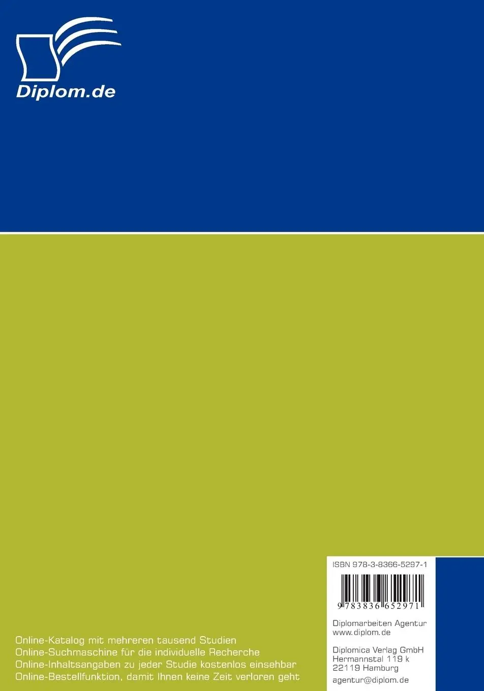 Rückseite: 9783836652971 | Projektentwicklung nach dem 4-Phasen-Modell | Stephanie Ullmann | Buch