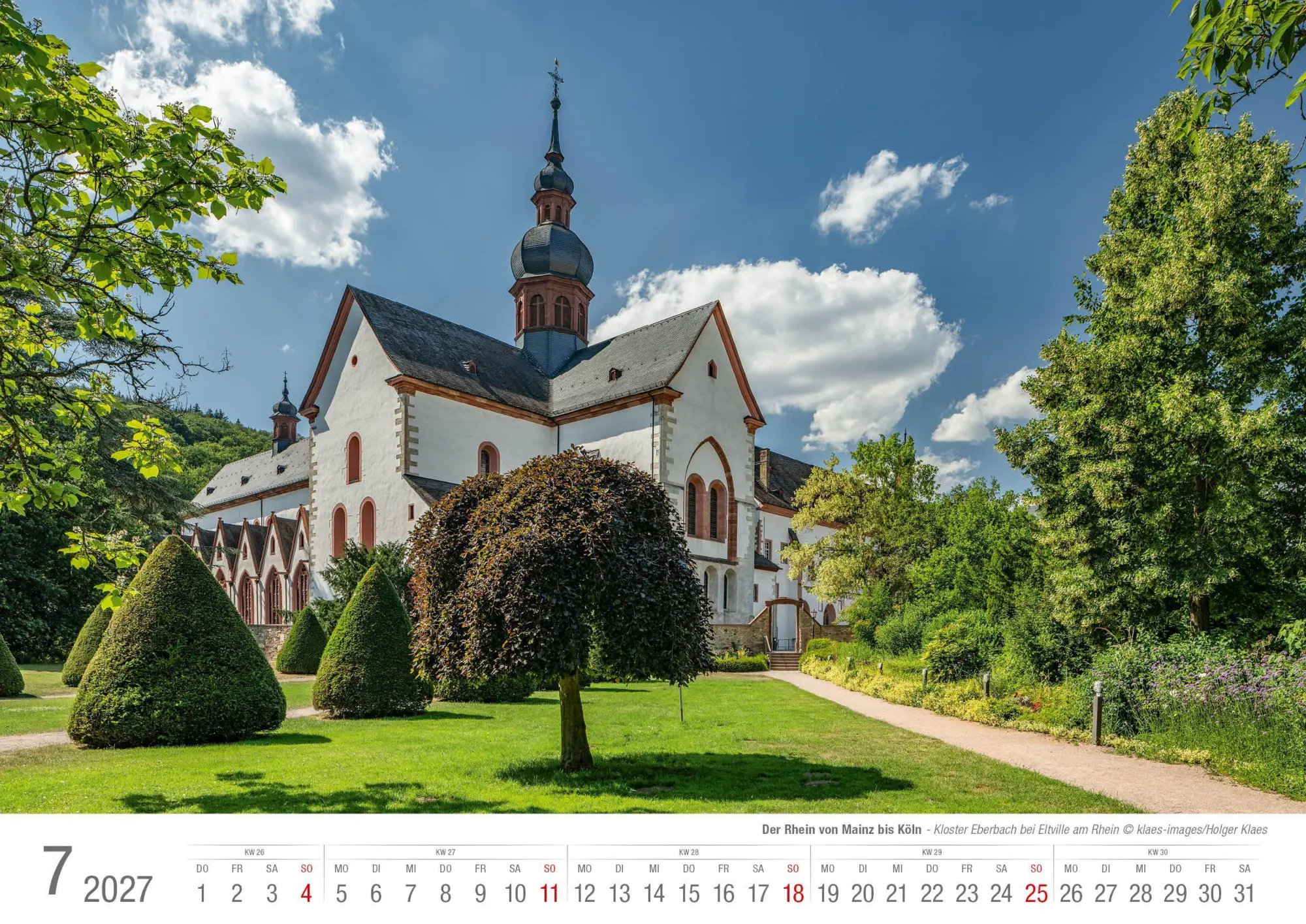 Bild: 9783965352971 | Der Rhein von Mainz bis Köln 2027 Bildkalender A3 Spiralbindung | 2027