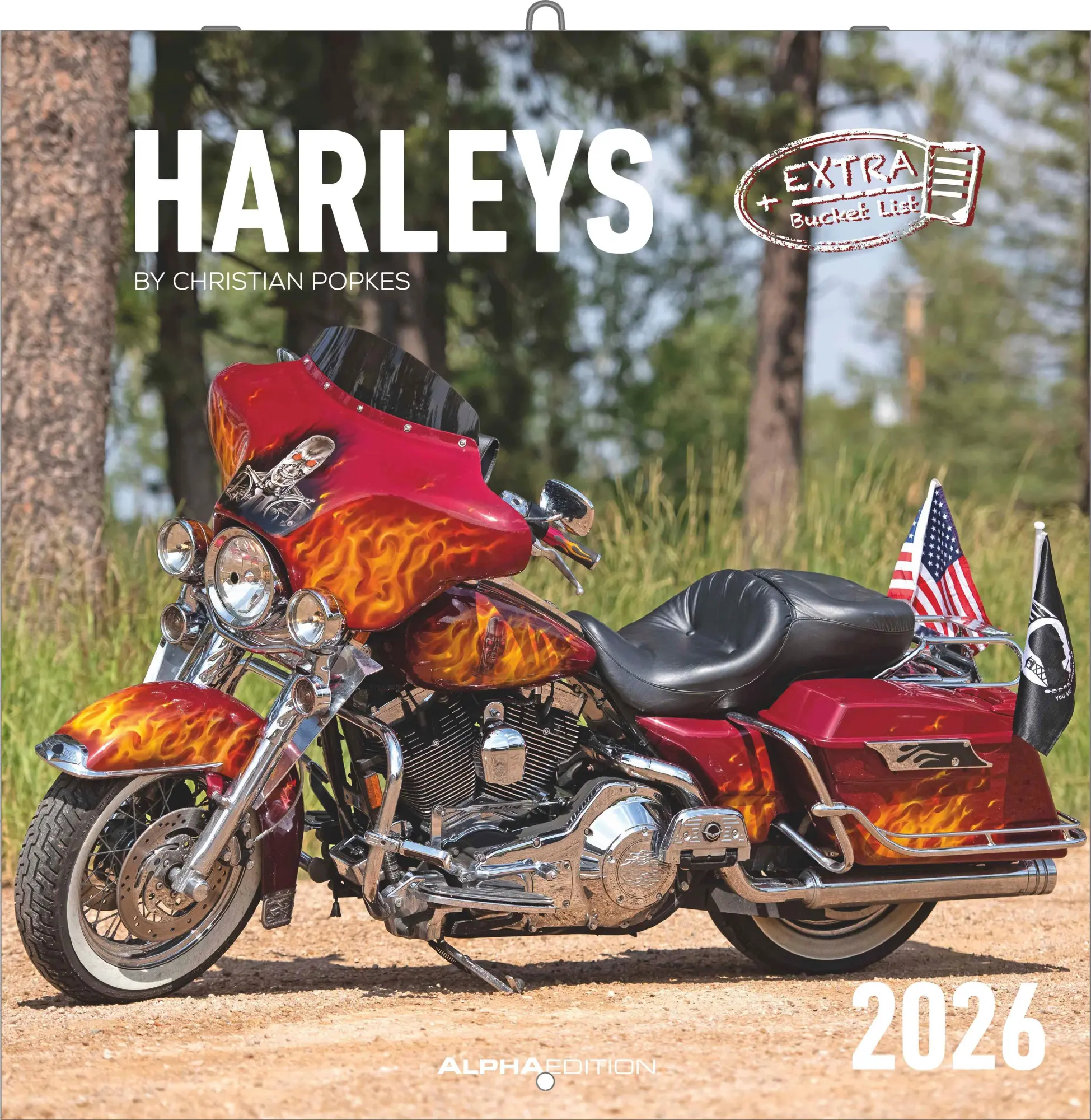 Cover: 4069095003071 | Harleys 2026 - Broschürenkalender 30x30 cm (30x60 geöffnet) -...