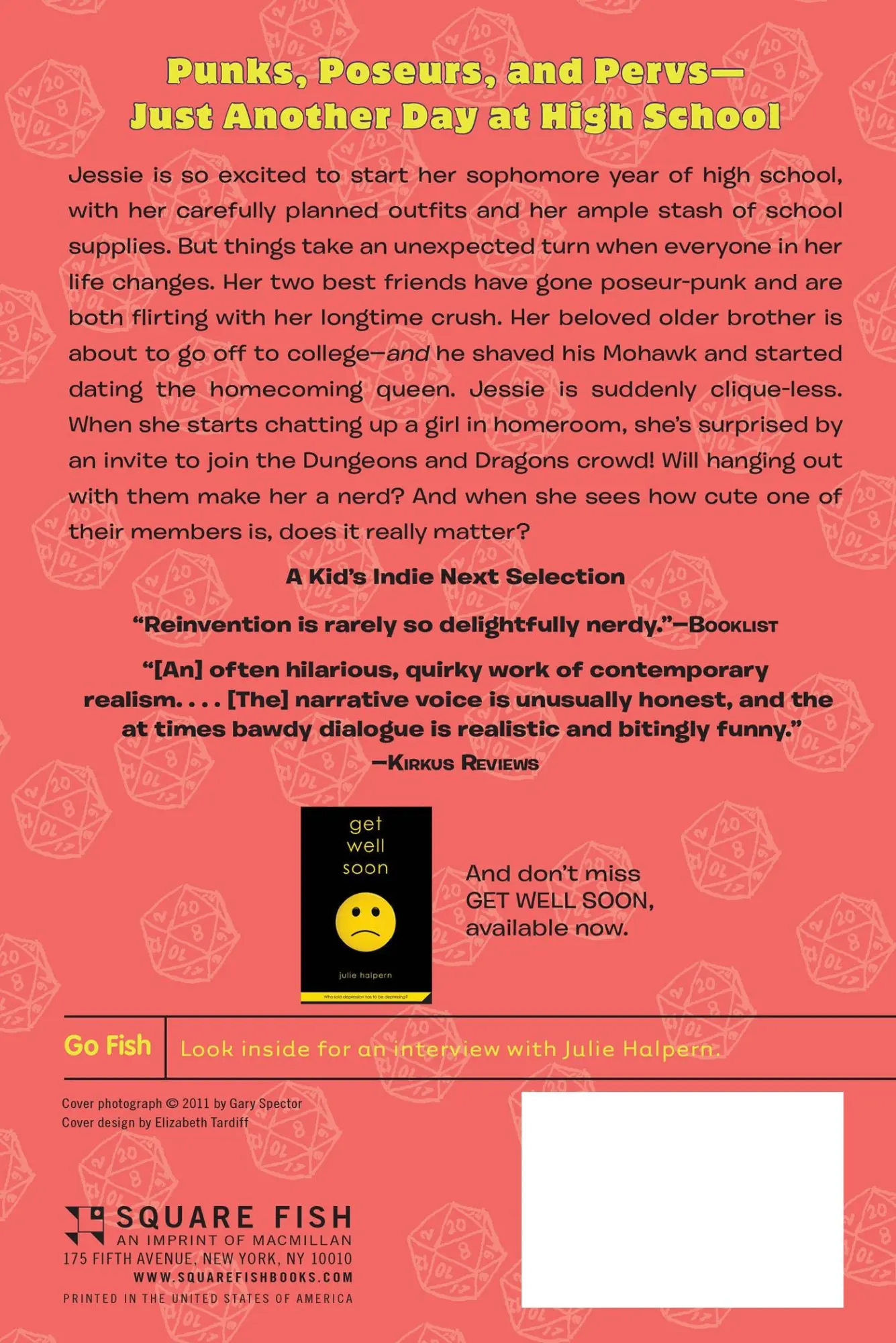 Rückseite: 9780312653071 | Into the Wild Nerd Yonder | Julie Halpern | Taschenbuch | Englisch